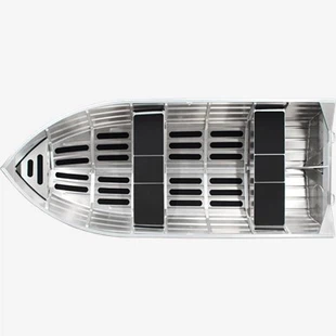 Изцяло заварена 14-футова алуминиева лодка